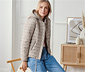 Steppjacke mit Kapuze