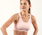 Sport-Bustier, rosé
