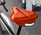 Sattelbezug Memoryfoam, orange