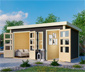 Karibu Gartenhaus mit 2 separaten Räumen, 38 mm (Sanura 4)