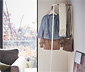 YAMAZAKI lehnende Eck-Garderobe »TOWER«