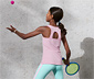 2 Sport-Tops aus recyceltem Material