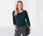 Shirt mit Wasserfall-Ausschnitt