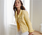 Jeansjacke, gelb
