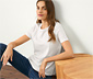 Basic T-Shirt, weiß