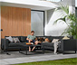 Premium-Lounge-Ecke mit Sunbrella®-Stoff, anthrazit