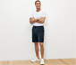 Frottee-Shorts, blau