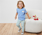 2 Kinder-Leggings, blau