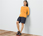 Funktionsshirt mit 3/4-Ärmel, orange