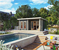 Karibu Premium-Gartenhaus, 38 mm (Altona 5), natur