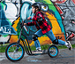 Xootz BMX-Scooter, blau