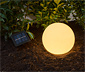 Solar-Kugelleuchte, Sandoptik, ca. 20 cm