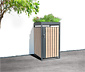 Mülltonnenbox mit Blumenkasten, 1er