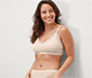 Seamless-Bustier, creme