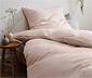 Leinen-Bettwäsche, Übergröße, roséfarben