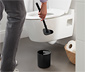 Silikon-WC-Bürste, schwarz