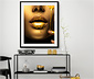 Rahmenbild »Gold Face«, 70 x 100 cm