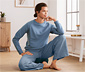 Yogasweatshirt, blau