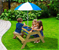 TP Toys Spieltisch mit Sonnenschirm