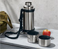 Thermoflasche mit 2 Bechern