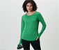 Langarm-Sportshirt, grün