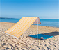 Westmann Strand-Sonnensegel, gelb