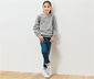 Kinder-Sweatshirt mit angerauter Innenseite, grau