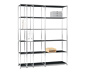Offenes Regal Metall »CN3«, schwarz