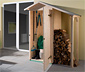 WEKA Garten- und Terassenschrank mit Anbaudach »351 Gr.A«, 14 mm