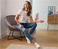 Jeans mit Patches