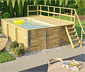 WEKA Gartenpool inkl. Sonnendeck, ca. 400 x 301 cm