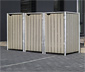 Mülltonnenbox, Nadelholz, 3x 240 l