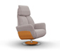 Relax-Liegesessel »Thimo«, manuell, beigegrau