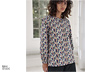 NAH/STUDIO Print-Bluse | Bio-Baumwolle