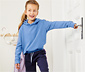 Cropped-Hoodie, hellblau