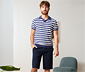 Chino-Shorts, navy