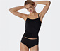 2 SCHIESSER Midislips mit Modal, schwarz, Streifen