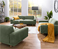 Sofa, 2-Sitzer »Penelope«, grün