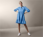 Popeline-Kleid