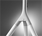 One For All TV-Halterung WM7462 »TRIPOD METALL«, weiß