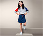 Sportlicher Jerseyrock