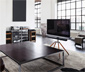 ONE FOR ALL Universal-TV-Ständer »Quadpod WM7475«, Walnut und Gun-Metal 32"-70"