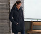 Thermo-Mantel, blau