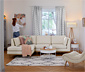 Ecksofa »Larsen«, beige, rechts