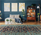 Kurzflorteppich »Charme 225«, multi/blau, ca. 120 x 180 cm
