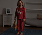 Kinder-Glow-in-the-dark-Pyjama mit Fuchsprint