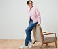 Jeansjacke, rosa