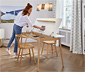 Esstisch mit integriertem Arbeitsplatz