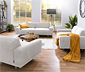 Sofa, 2-Sitzer »Penelope«, silberfarben