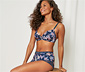Highwaist-Panty, Blumen-Alloverprint